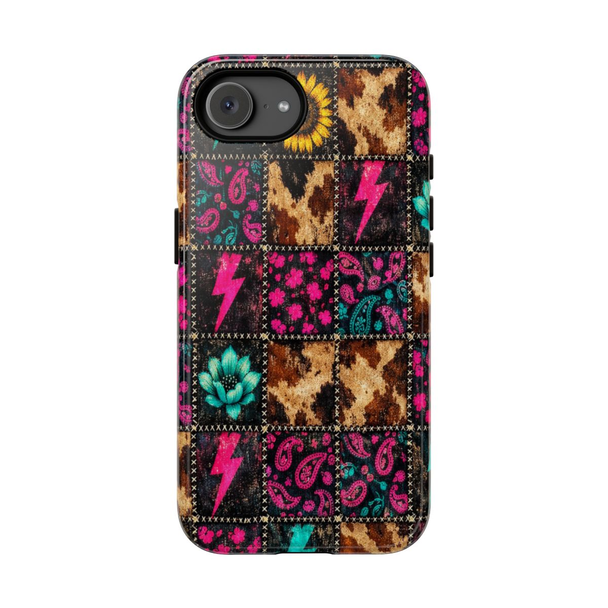 Neon Patchwork Tough Case - iPhone 16e
