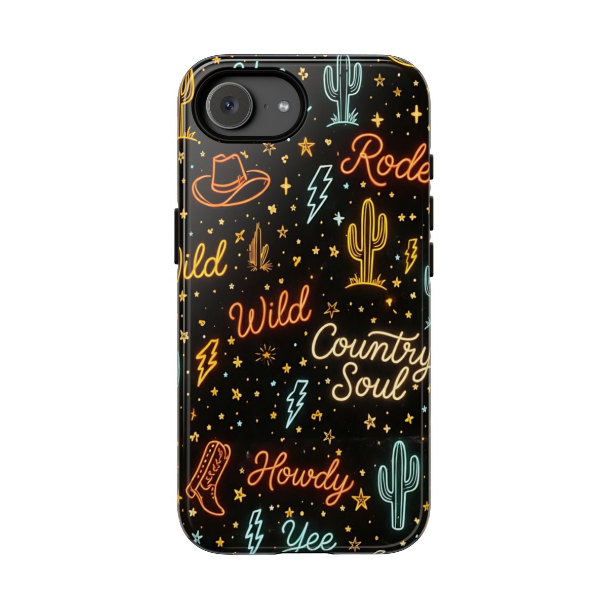 Neon Western Script Tough Case - iPhone 16e