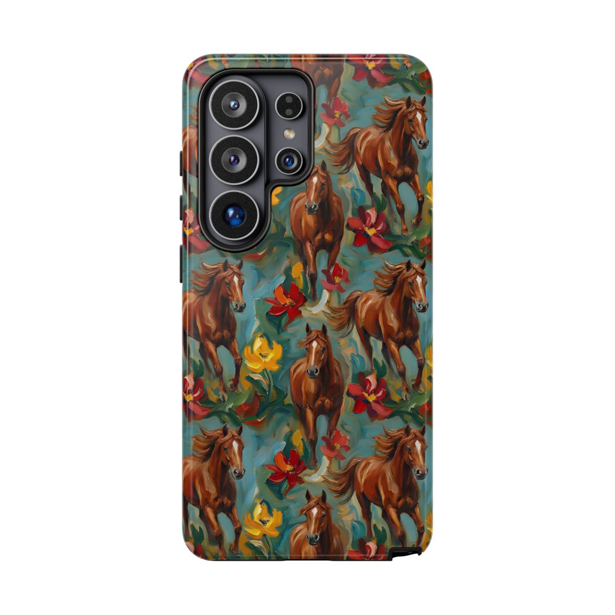 Oil Painted Horses Tough Case