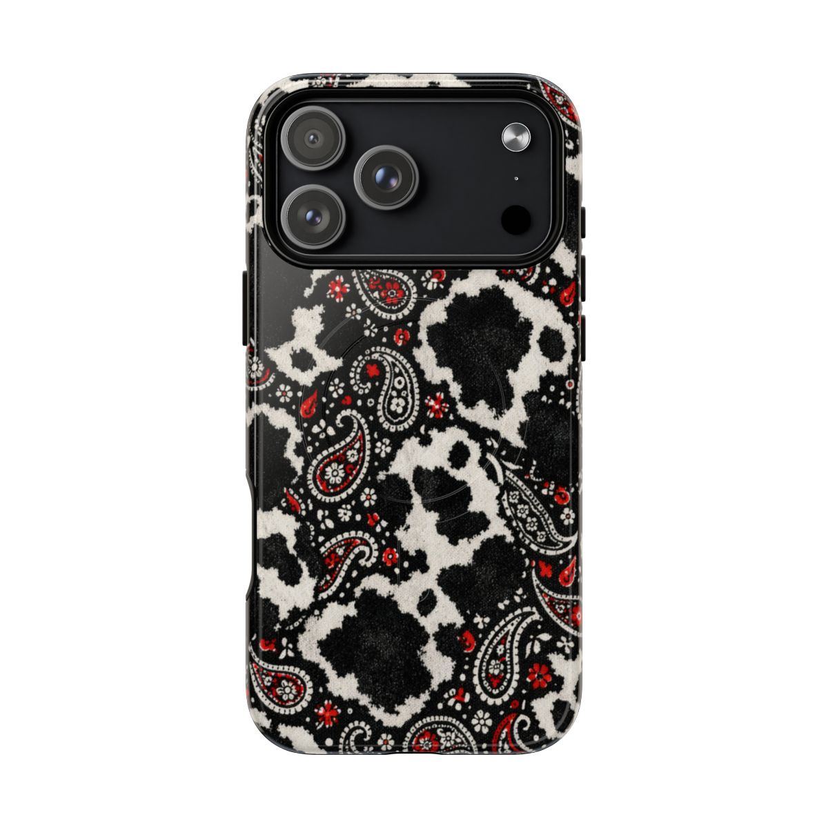 Paisley Cowhide Magnetic Case