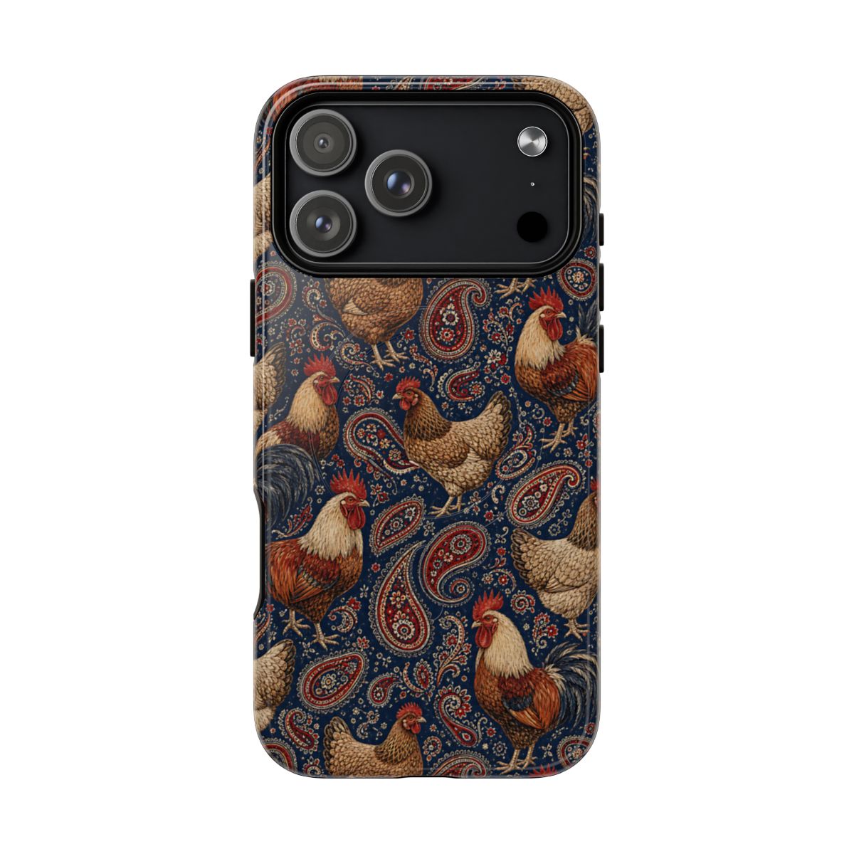Patriotic Paisley Chickens Magnetic Case - iPhone 18 Pro Max