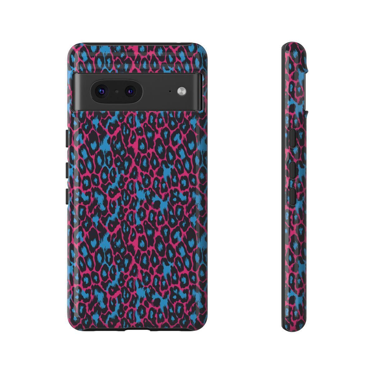 Pink Blue Leopard Tough Case