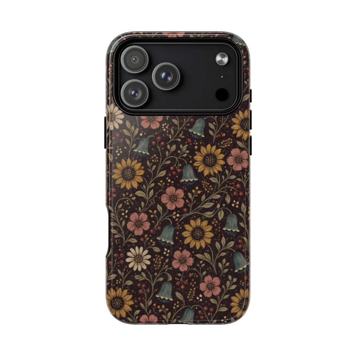 Plum Folk Floral Magnetic Case - iPhone 18 Pro Max