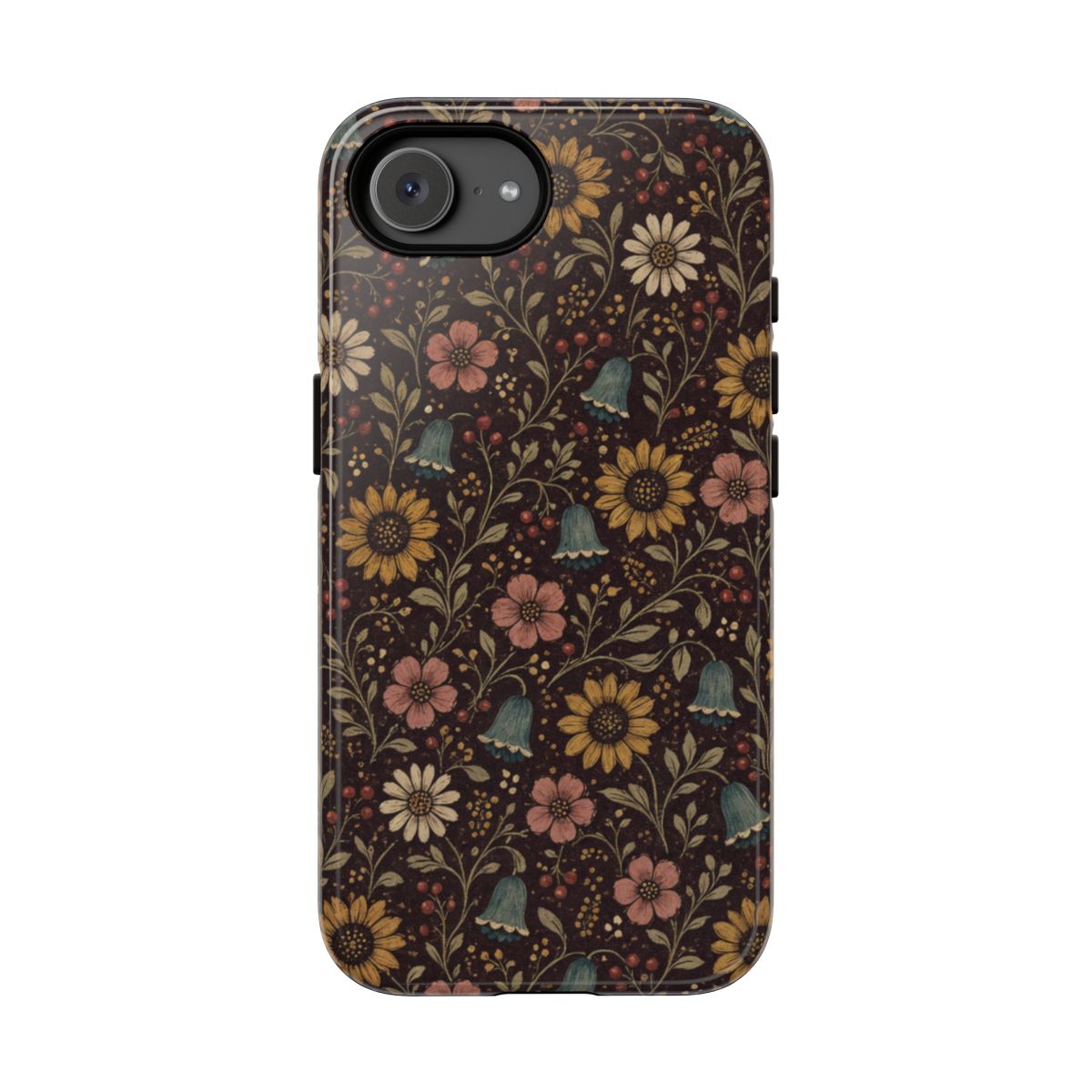 Plum Folk Floral Tough Case - iPhone 16e