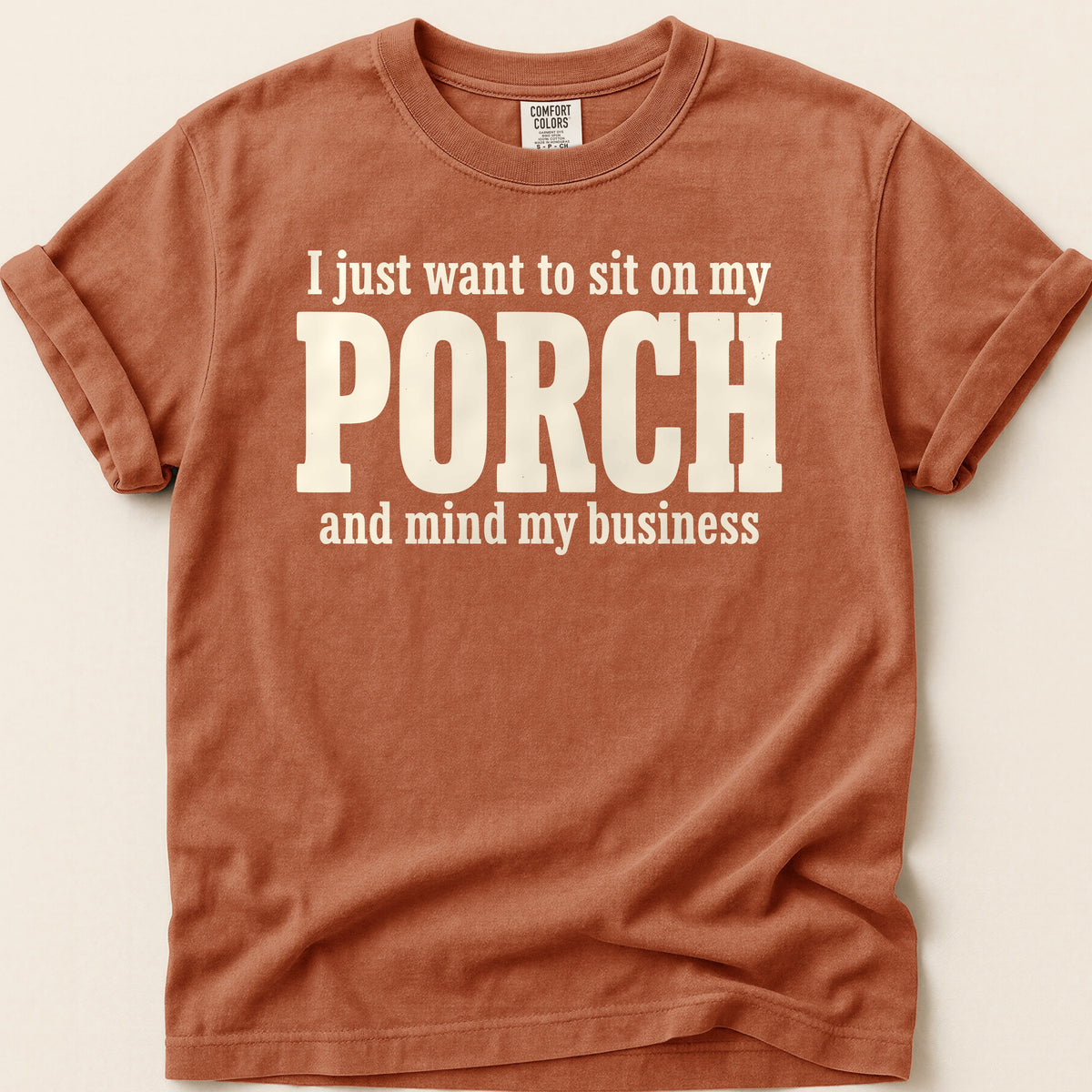 Porch Business T-shirt on Yam