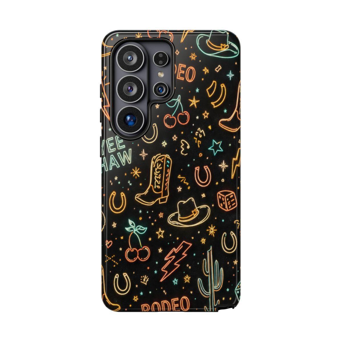 Retro Neon Rodeo Tough Case