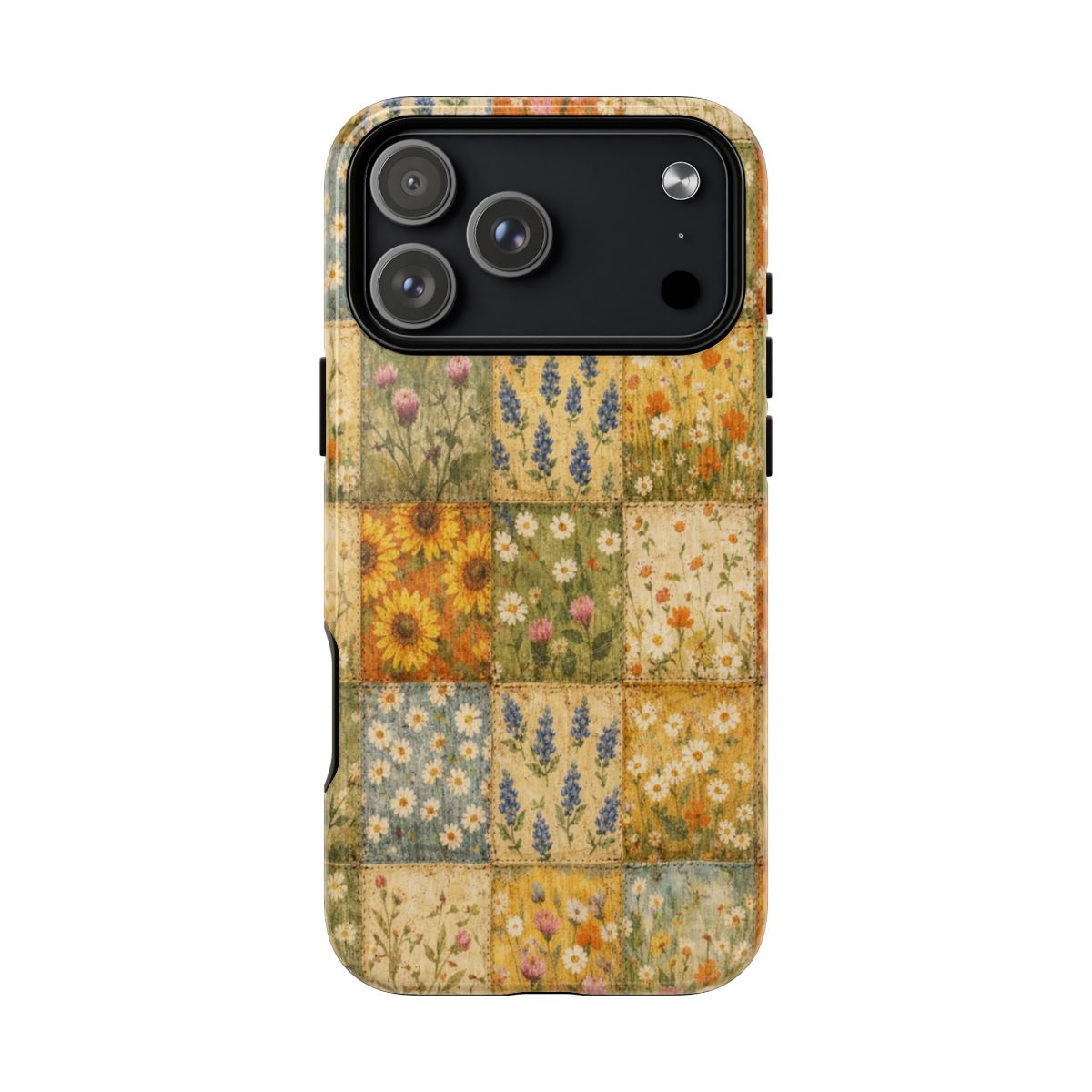Spring Patchwork Magnetic Case
