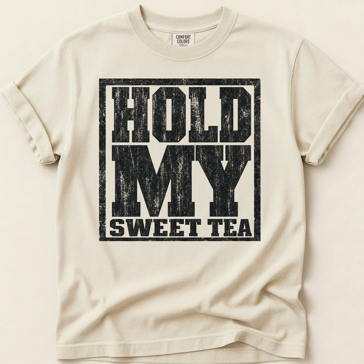 Sweet Tea T-shirt on Ivory