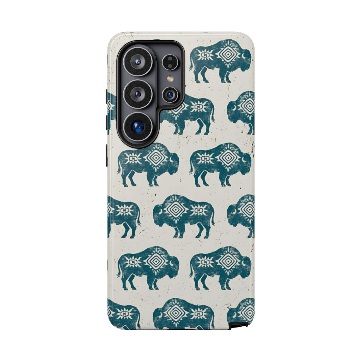 Teal Aztec Buffalo Tough Case