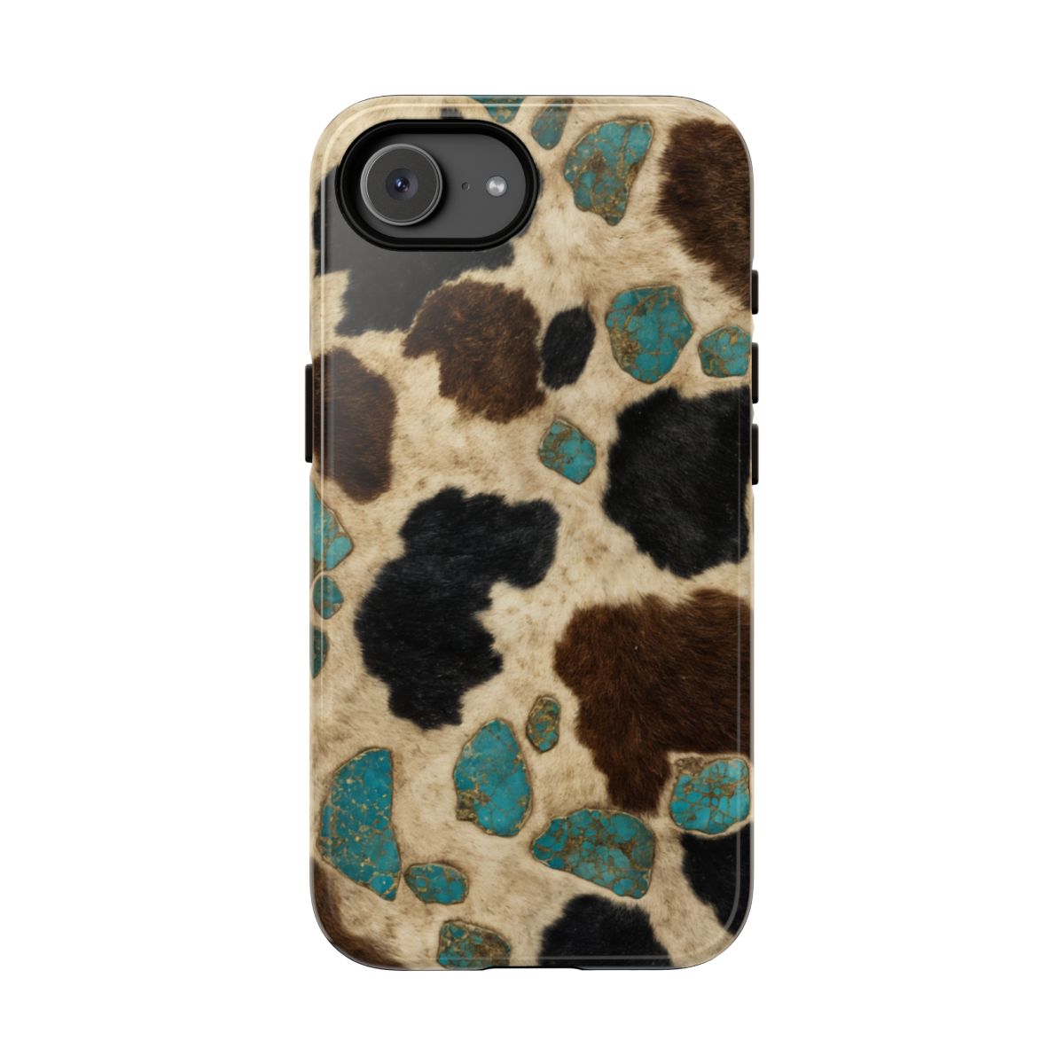 Turquoise Cowhide Tough Case - iPhone 16e
