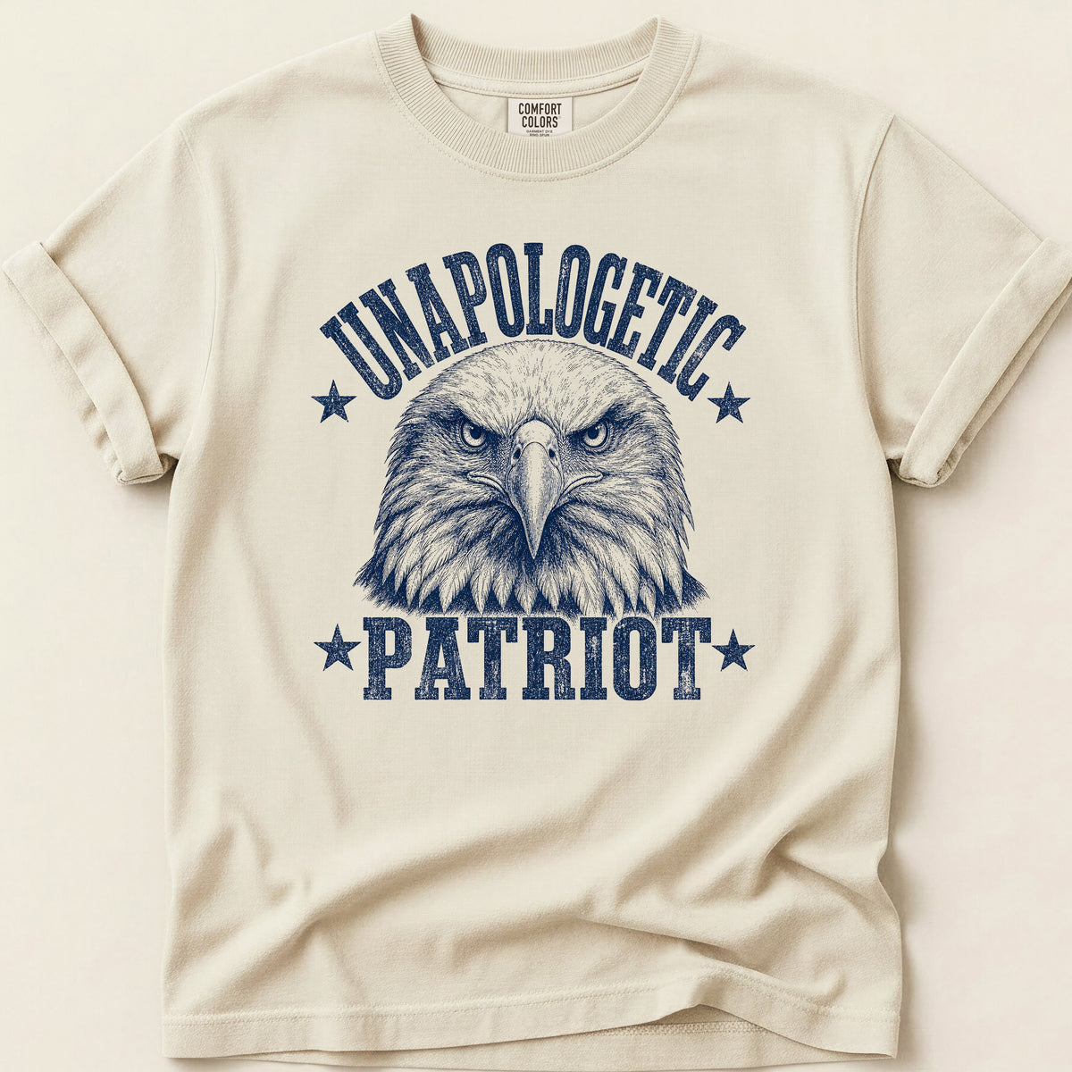 Unapologetic Eagle T-shirt on Ivory