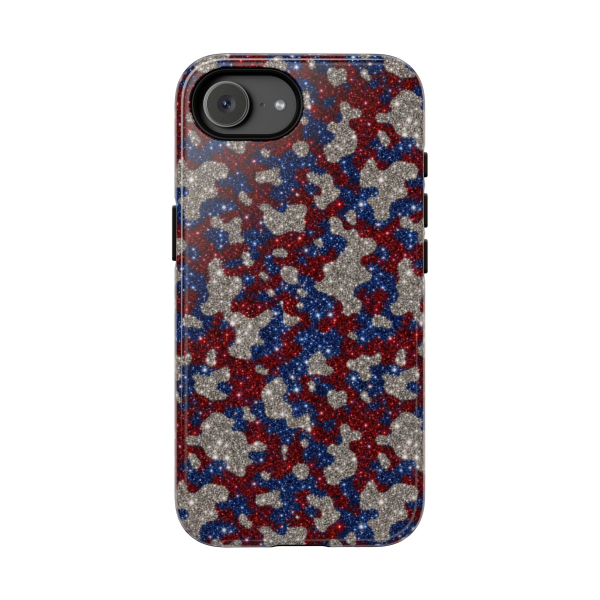 USA Cowhide Glitter Tough Case - iPhone 16e