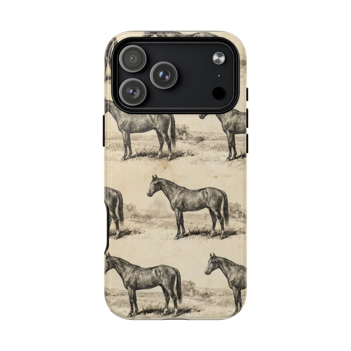 Vintage Horses Magnetic Case - iPhone 18 Pro Max
