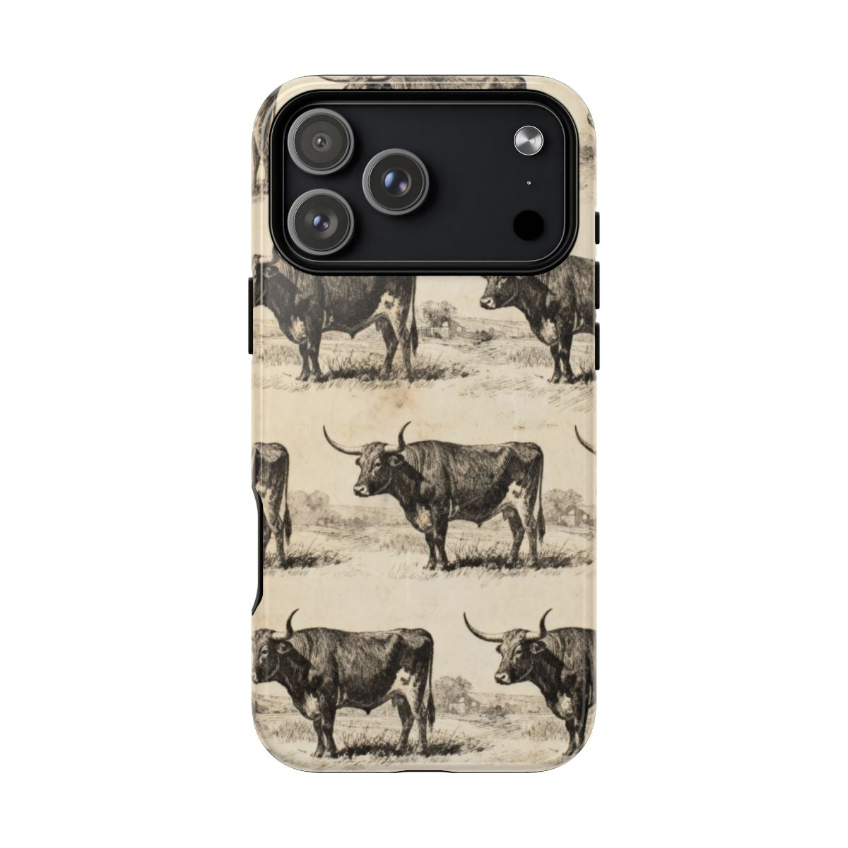 Vintage Longhorns Magnetic Case