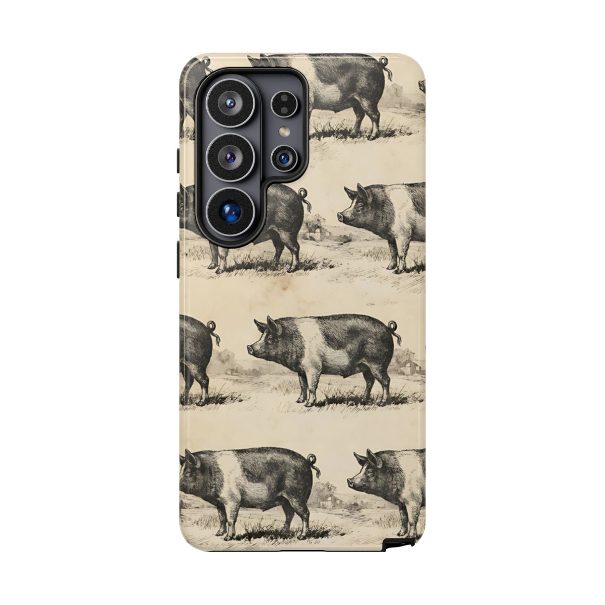 Vintage Pigs Tough Case