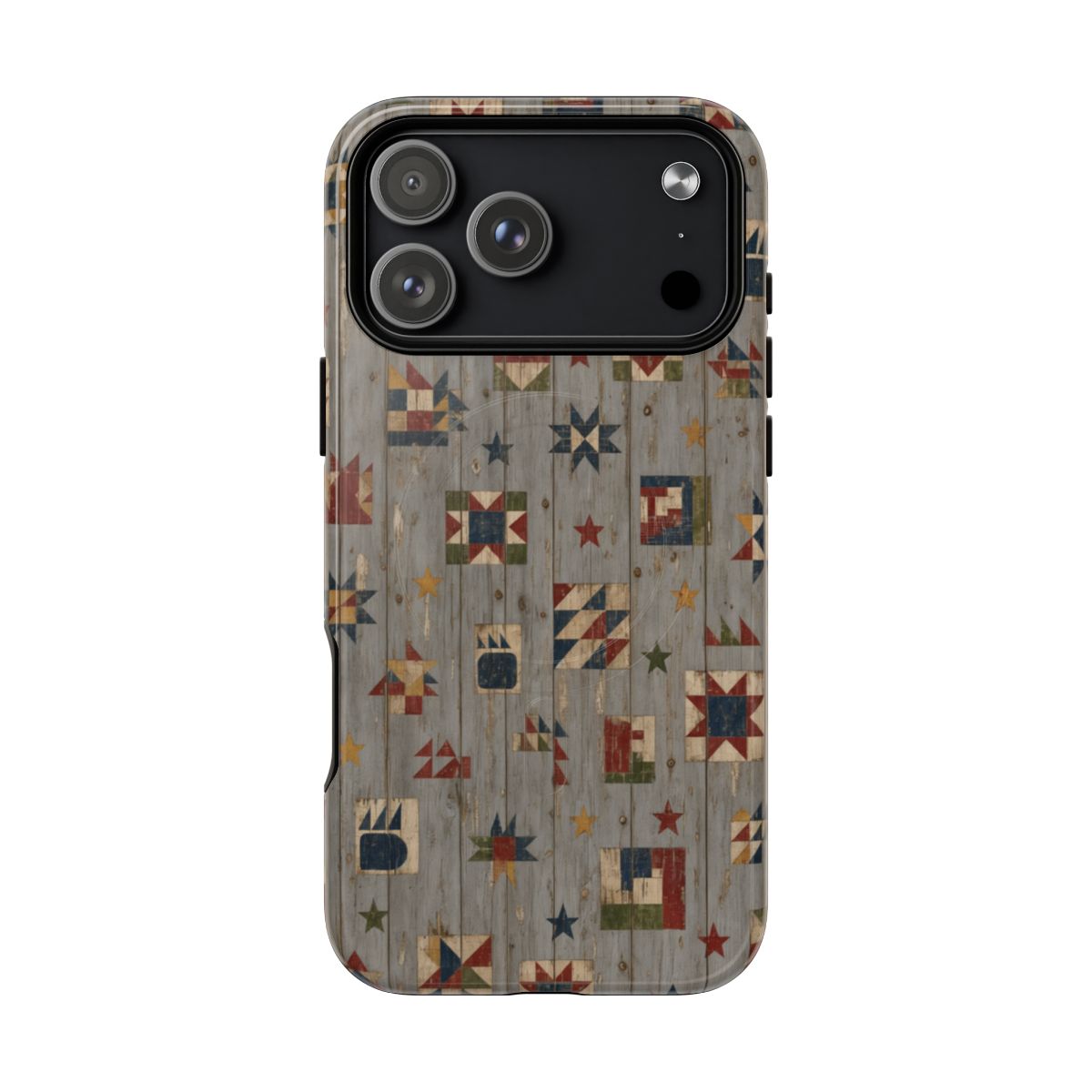 Weathered Barn Quilt Magnetic Case - iPhone 18 Pro Max