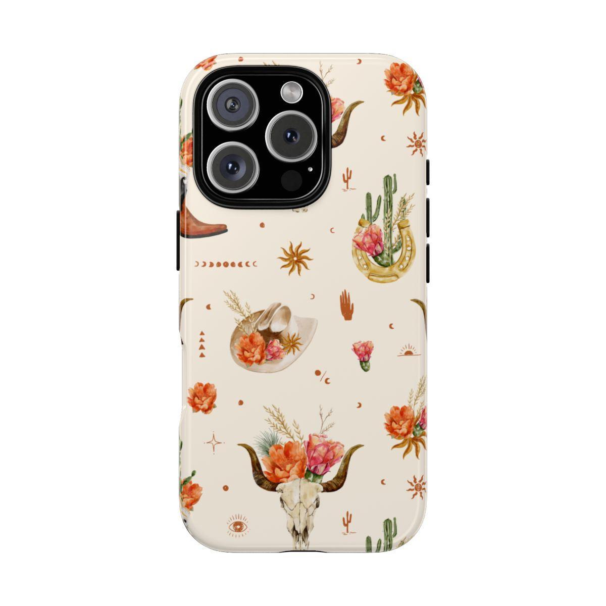 Western Floral Tough Case