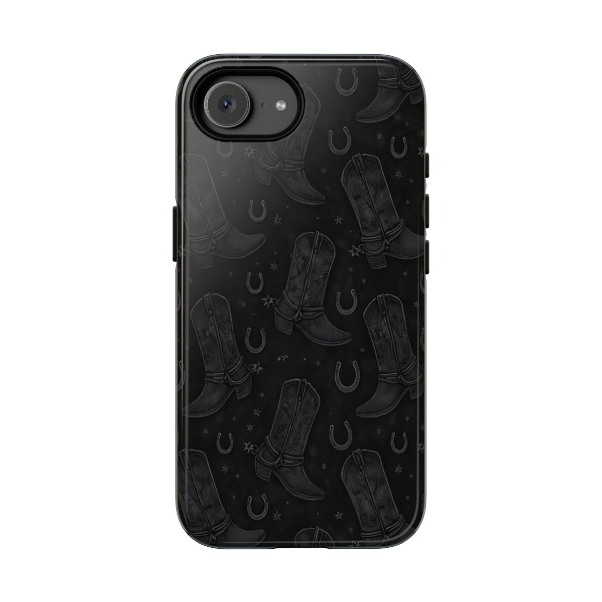 Western Noir Boots Tough Case - iPhone 16e