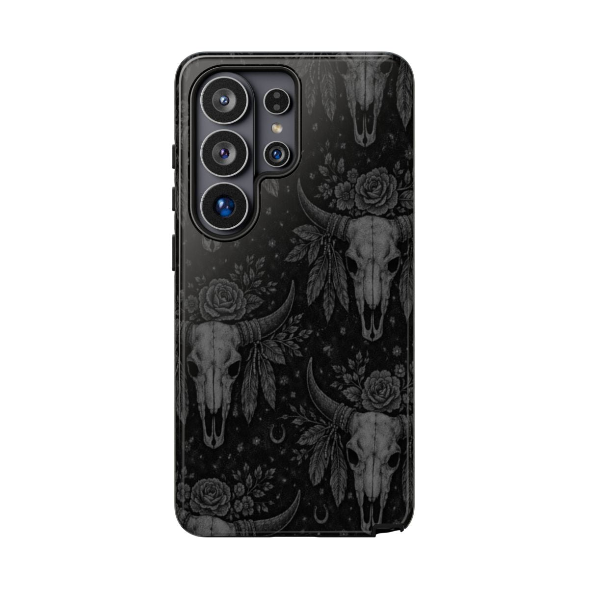 Western Noir Bull Skulls Tough Case