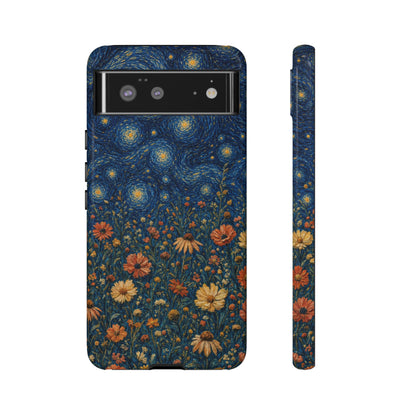Starry Night Wildflowers Tough Case