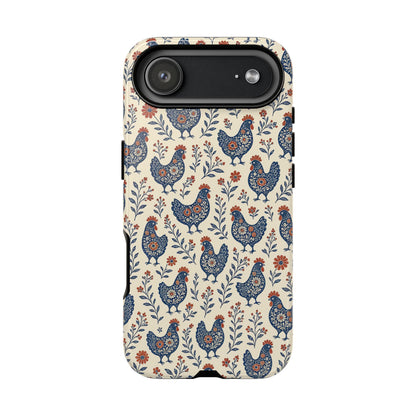 Folk Hens Tough Case