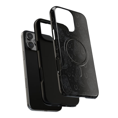 Western Noir Boots Magnetic Case