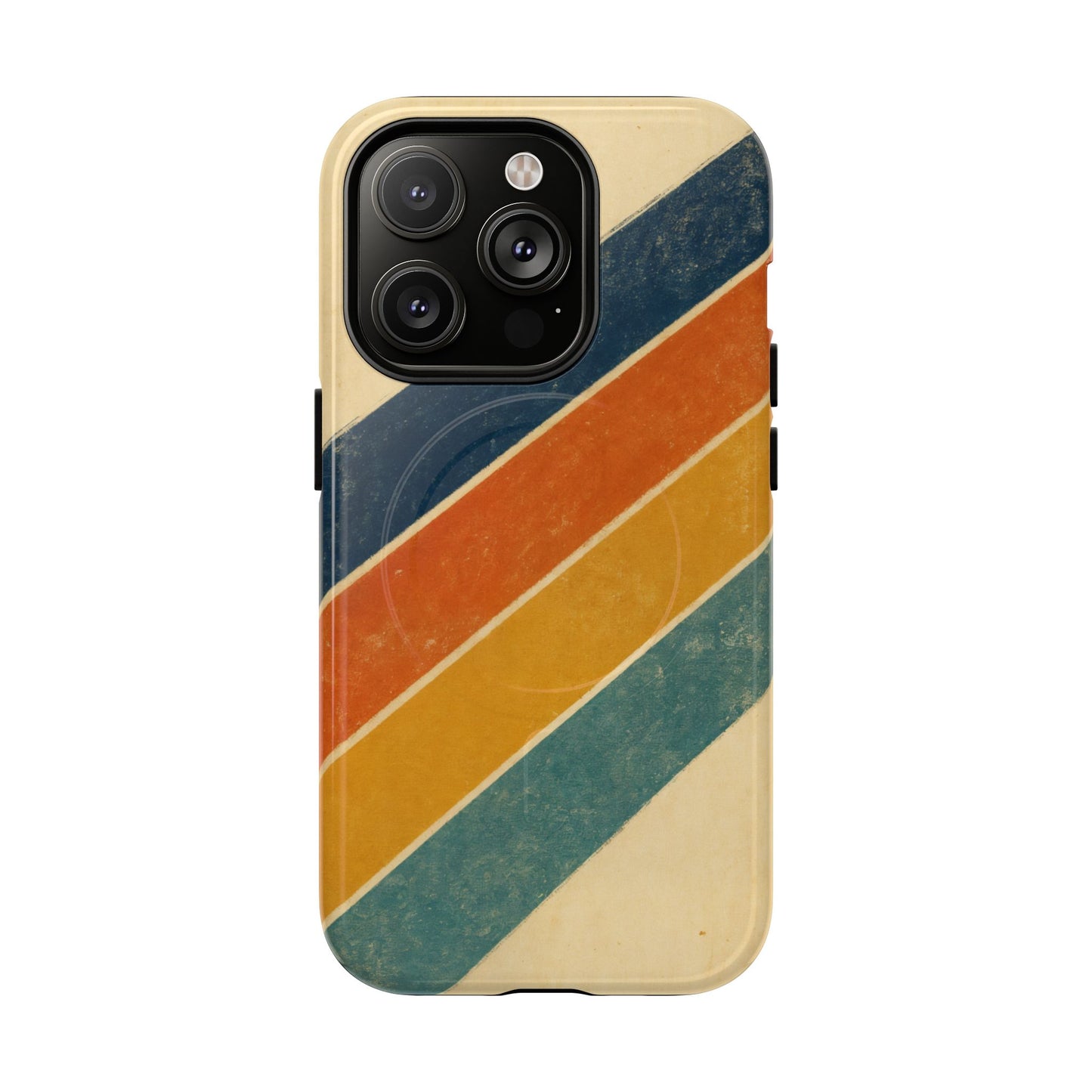 Retro Sunset Stripes Magnetic Case