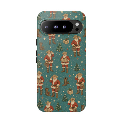 Retro Cowboy Santa Tough Case