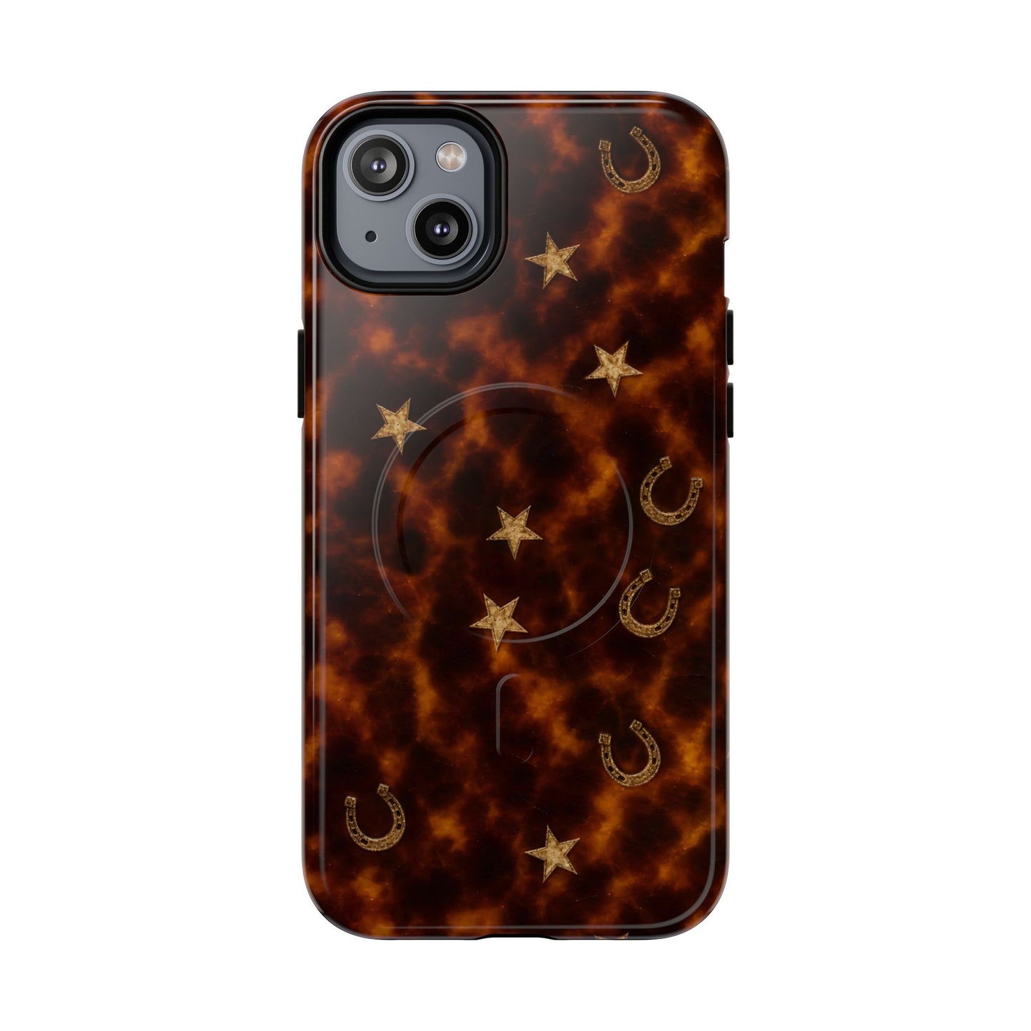 Horseshoe Tortoiseshell Magnetic Case