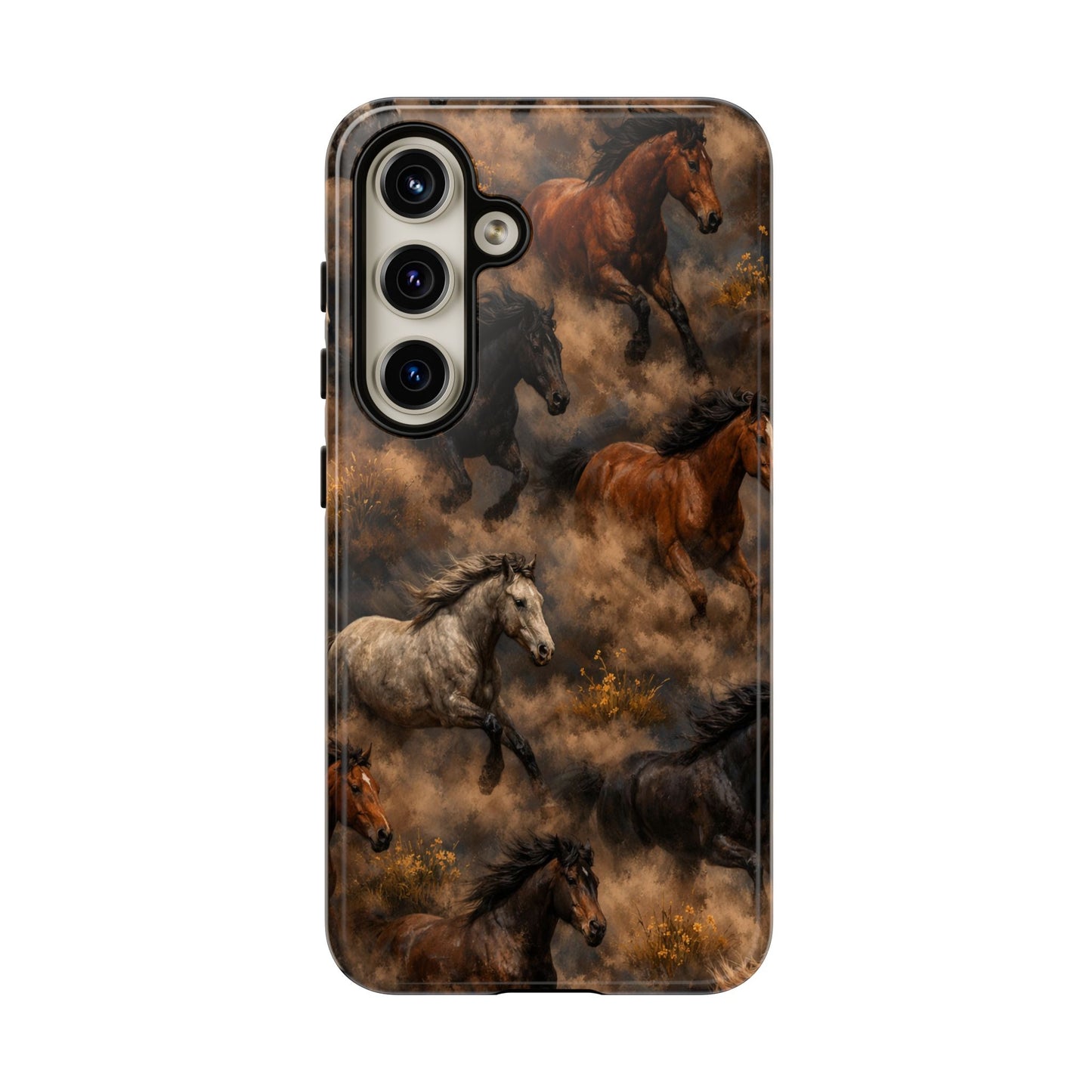 Running Horses Tough Case