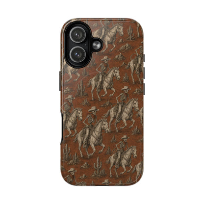 Skeleton Cowboy Ride Magnetic Case