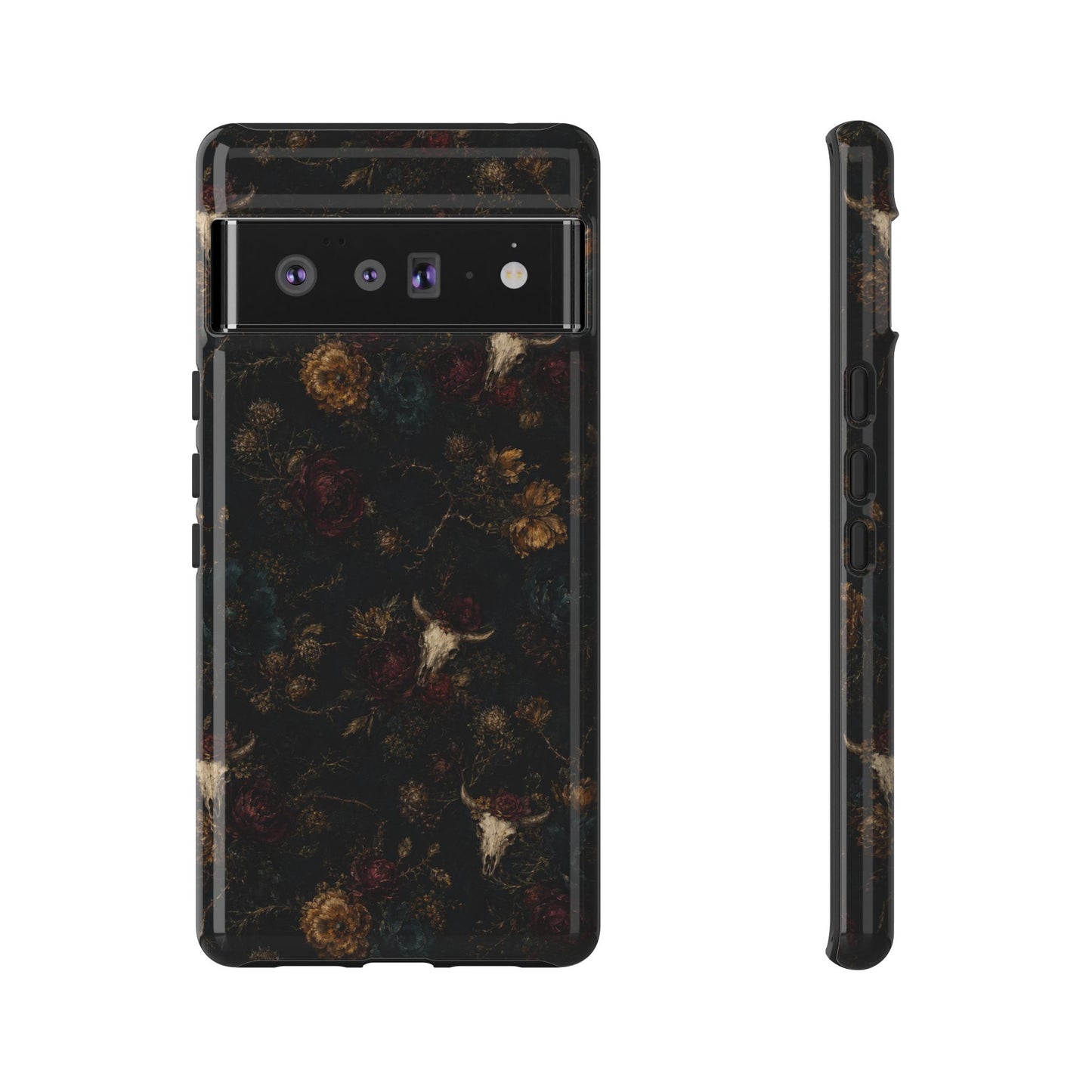 Bull Skull Bloom Tough Case
