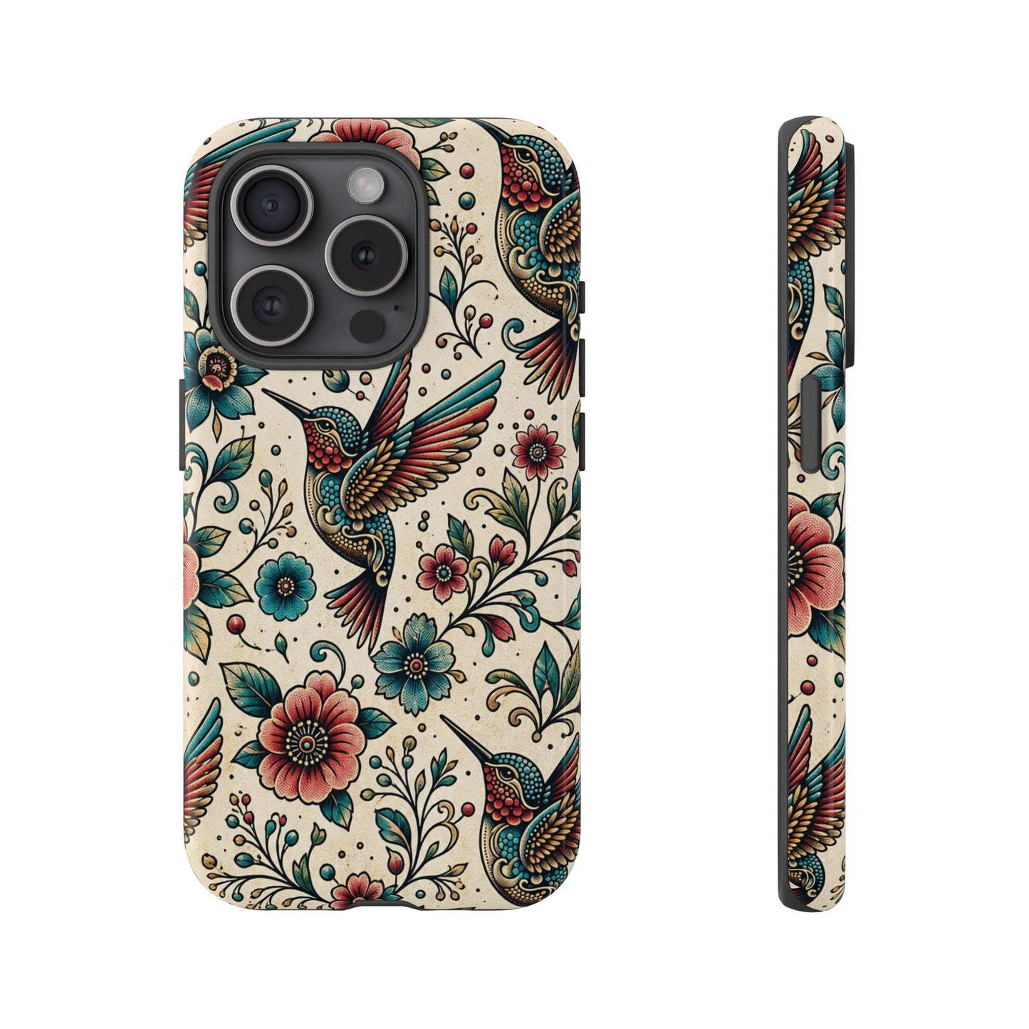 Retro Hummingbird Tough Case