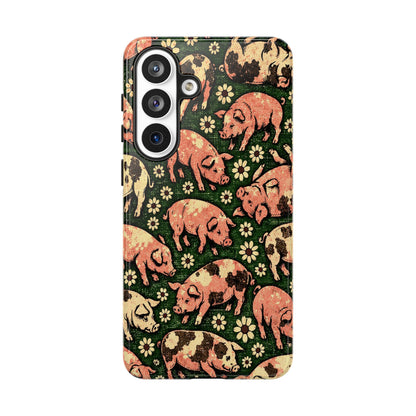 Retro Pigs Tough Case