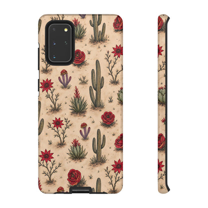 Red Bloom Desert Tough Case