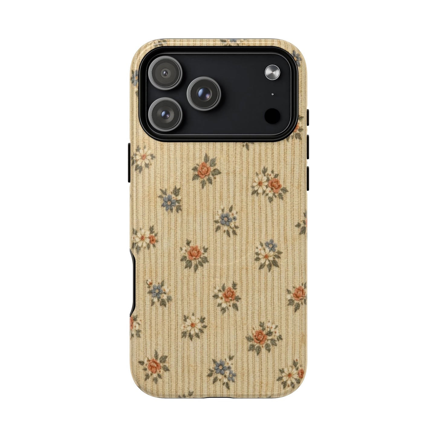 Striped Floral Magnetic Case