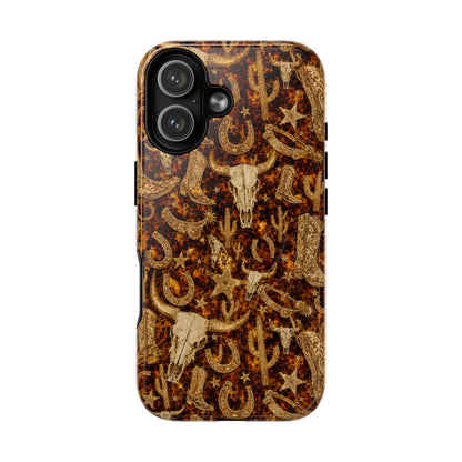 Western Tortoiseshell Magnetic Case