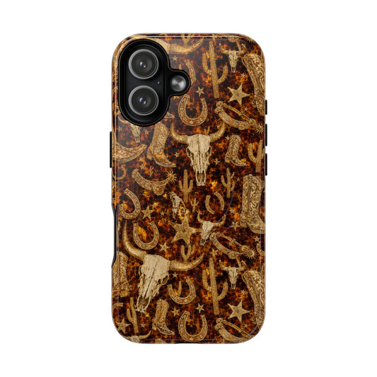 Western Tortoiseshell Magnetic Case