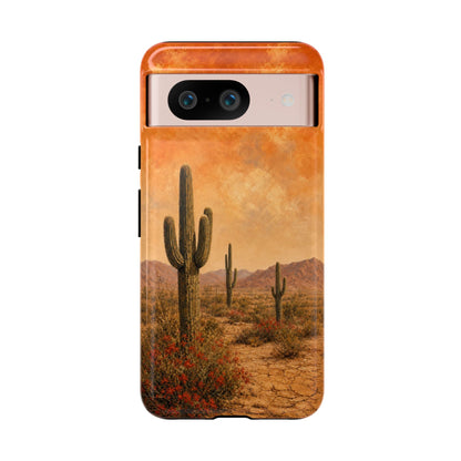Sunset Cacti Tough Case