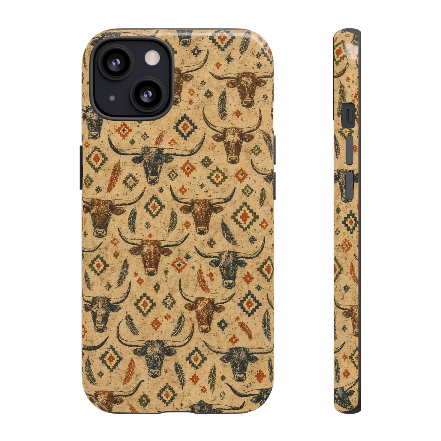 Longhorn Aztec Tough Case