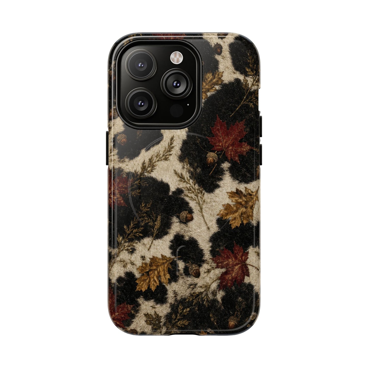 Fall Cowhide Magnetic Case