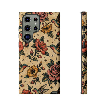 Hummingbird Rose Tough Case