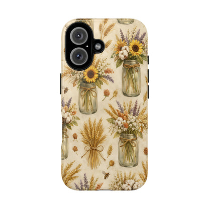 Wheat + Mason Jars Tough Case