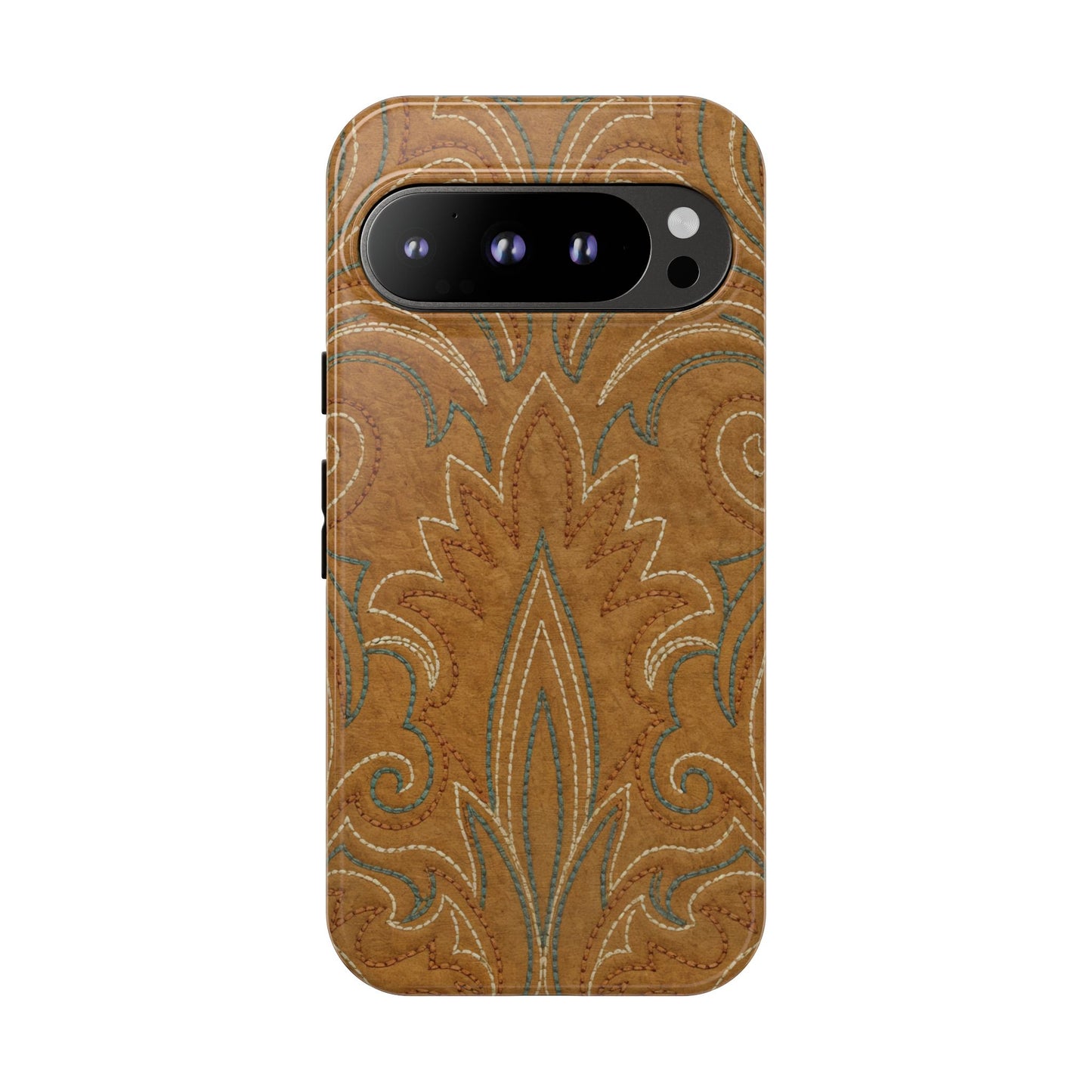 Boot Stitch Tan Tough Case
