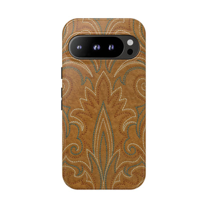 Boot Stitch Tan Tough Case