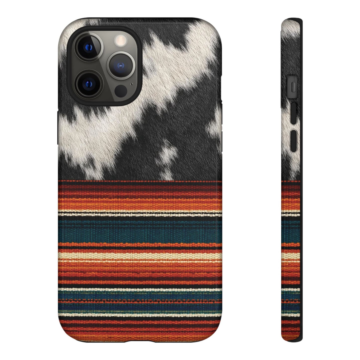 Cowhide + Serape Stripe Tough Case