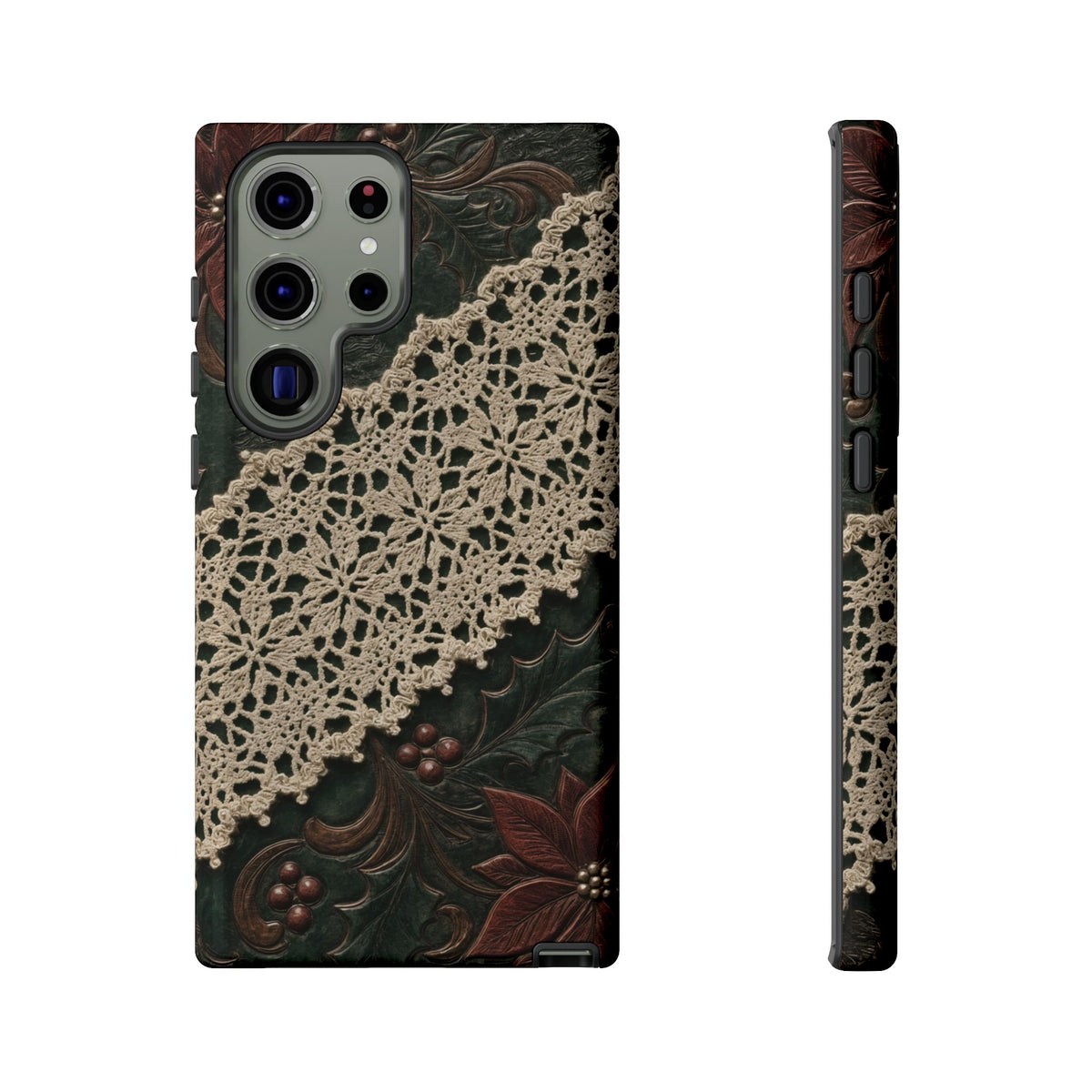 Poinsettia Lace Tough Case
