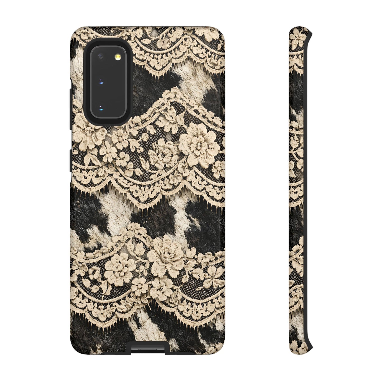 Cowhide Lace Tough Case