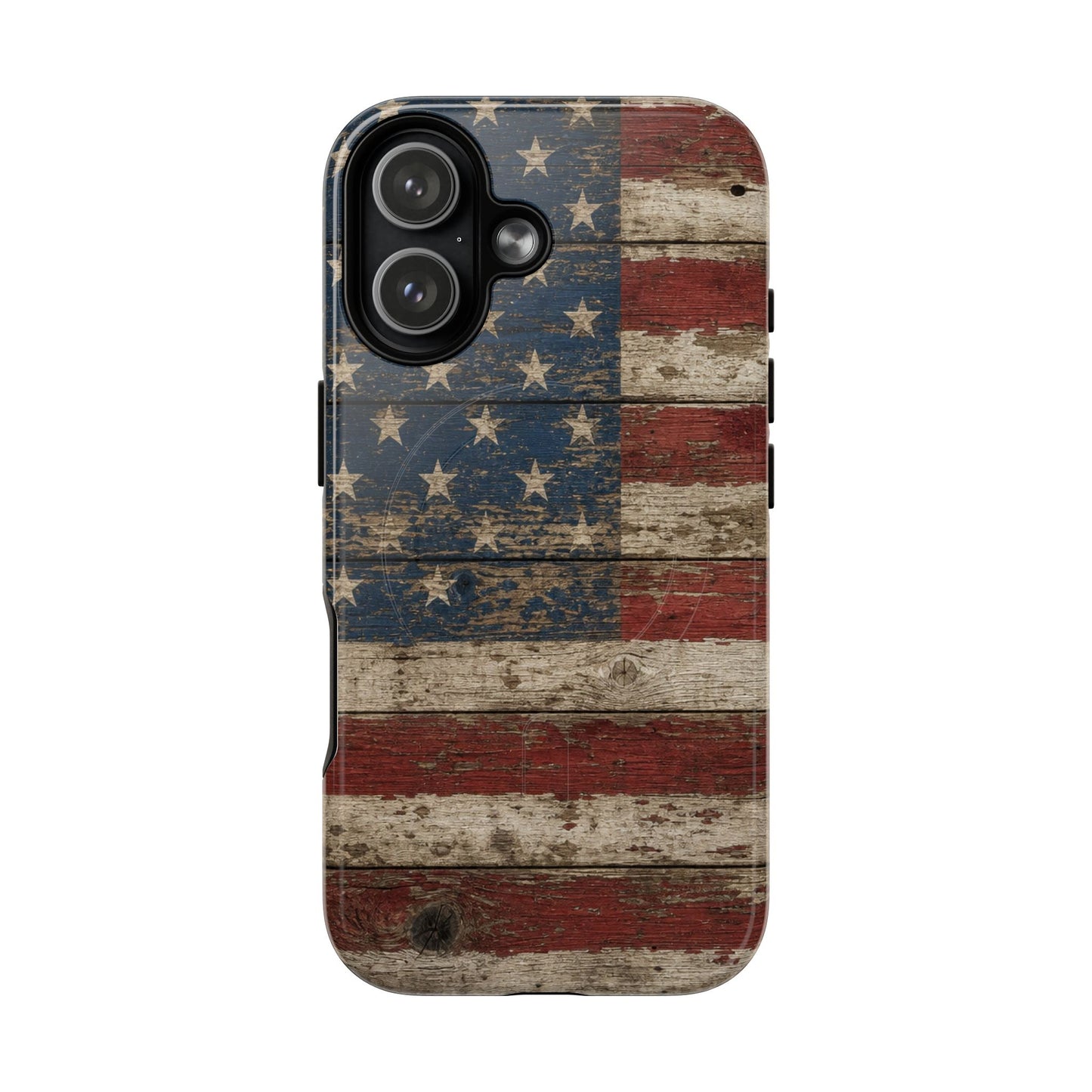 Barnwood Flag Magnetic Case