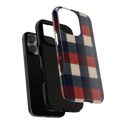 Patriotic Plaid Tough Case